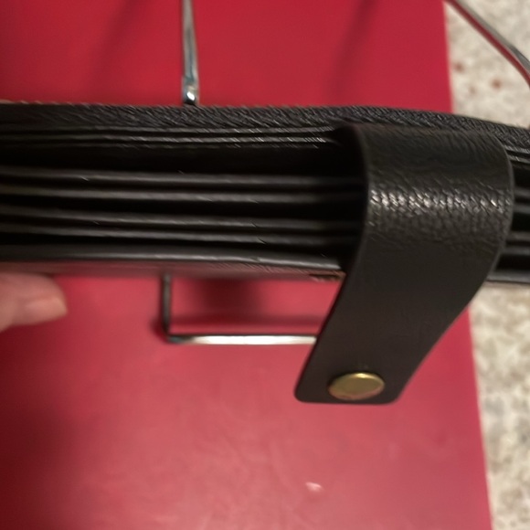 FOSSIL Mens Black Leather Breast Pocket Wallet 7” X 4” - Picture 4 of 4